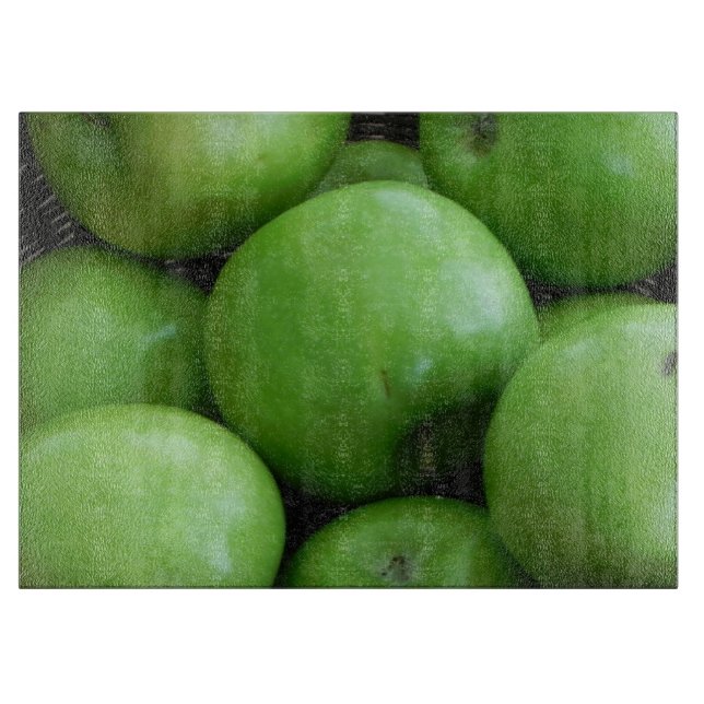 Green Apples Cutting Board (Front)