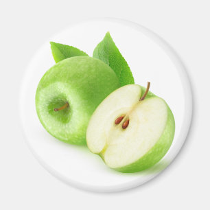 Green apples magnet