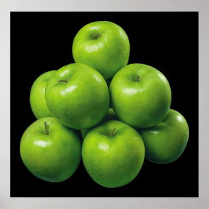 Green Apples Poster