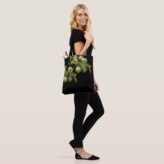 Green Apples Tote Bag (On Model)