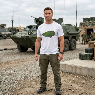 Green Armoured Military Vehicle T-Shirt