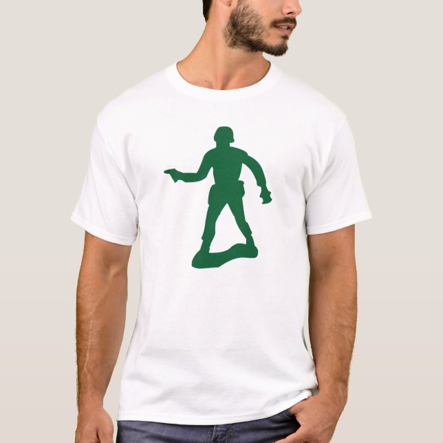 Green Army Man T-Shirt (Front)
