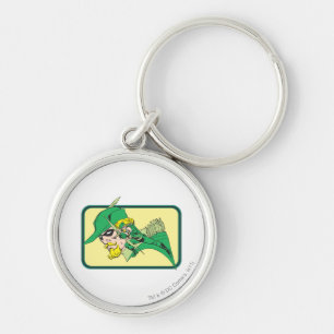 Green Arrow Head Shot Key Ring