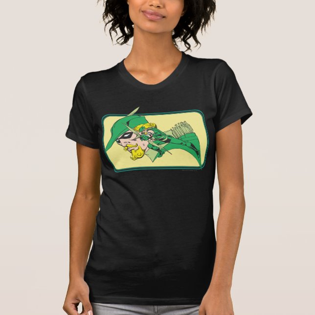 Green Arrow Head Shot T-Shirt (Front)