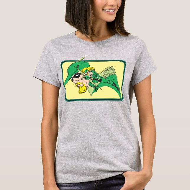Green Arrow Head Shot T-Shirt (Front)