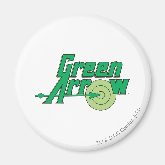 Green Arrow Logo Magnet (Front)
