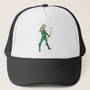 Green Arrow Profile Trucker Hat