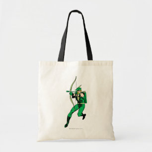 Green Arrow Shooting Arrow Tote Bag