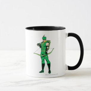 Green Arrow Standing with Bow Mug