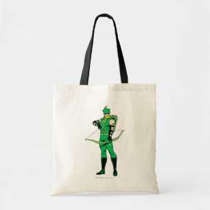 Green Arrow Standing with Bow Tote Bag