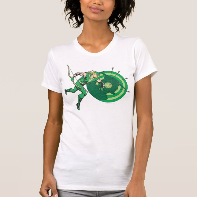 Green Arrow with Target 2 T-Shirt (Front)