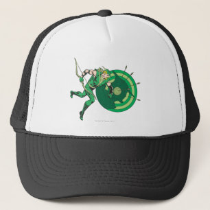 Green Arrow with Target 2 Trucker Hat