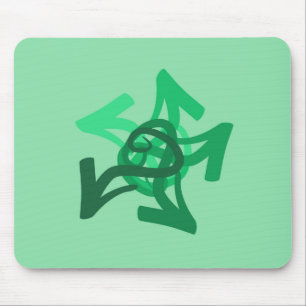 Green Arrows Mousepad