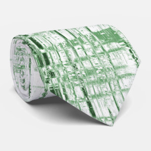 Green Art Deco Tie