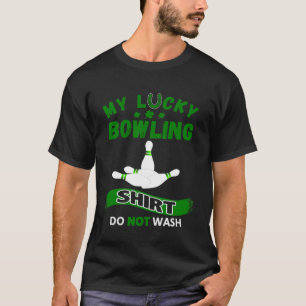 Green Art Graphics My Lucky Bowlin St Patricks Day T-Shirt