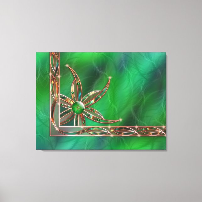 Green As the Grass Canvas Print (Front)