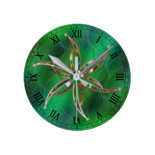 Green As the Grass Clock