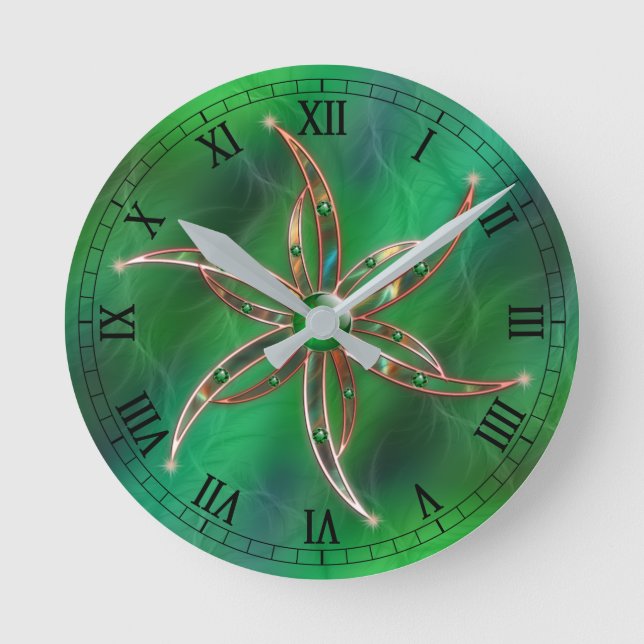 Green As the Grass Clock (Front)