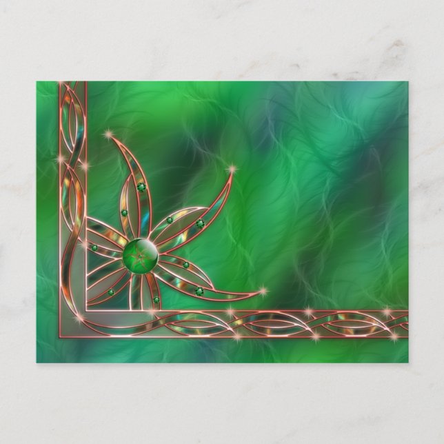 Green As the Grass Postcard (Front)