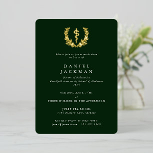 Green Asclepius Medical School Graduation