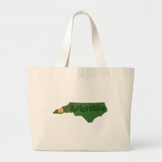 Green Asheville Large Tote Bag