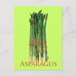 Green Asparagus Postcard