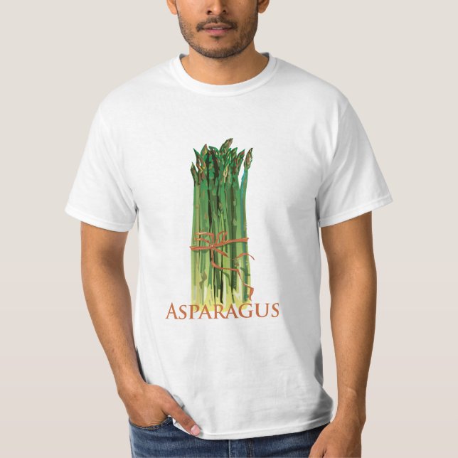 Green Asparagus T-Shirt (Front)