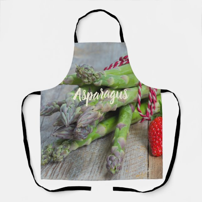 Green Asparagus with Strawberry Apron (Front)