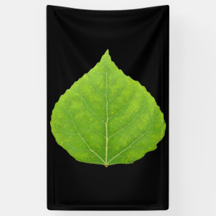 Green Aspen Leaf #11 Banner
