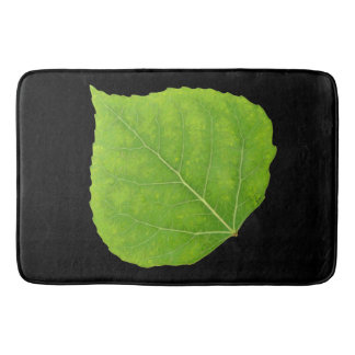 Green Aspen Leaf #11 Bath Mat