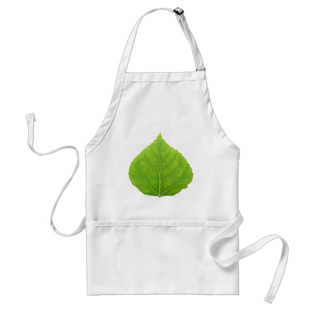 Green Aspen Leaf #11 Standard Apron (Front)
