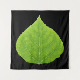 Green Aspen Leaf #11 Tapestry