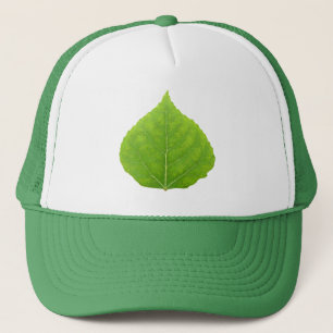 Green Aspen Leaf #11 Trucker Hat