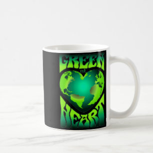 Green At Heart Eco Environmentally Friendly Retro Coffee Mug