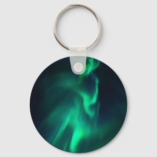 Green Aurora Northern Lights Key Ring