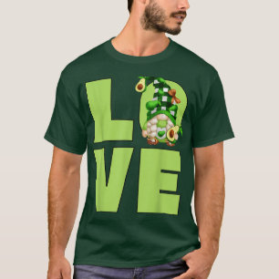 Green Avocado Mum Gnome For Women & Girls Who Love T-Shirt