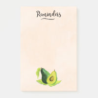 Green Avocado Still Life Fruit "Reminders"