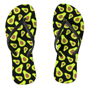 Green Avocados Vegetable Lover Veggie Healthy Food Jandals