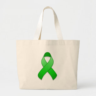 Green Awareness Ribbon Bag