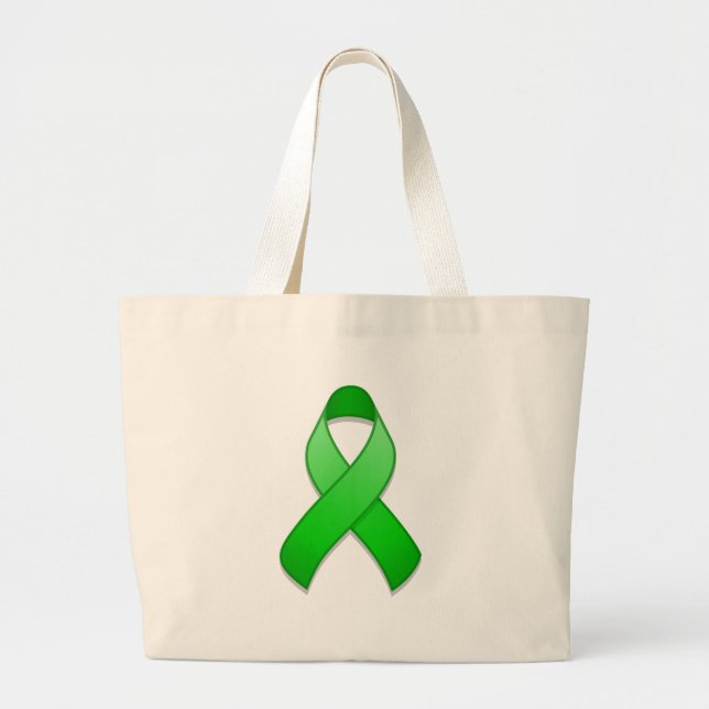 Green Awareness Ribbon Bag (Front)