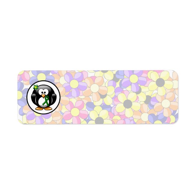 Green Awareness Ribbon Penguin (Front)