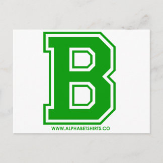 Green B Postcard