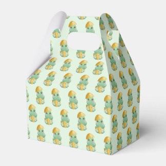 Green Baby Dino Egg Boys Baby Shower Favour Box