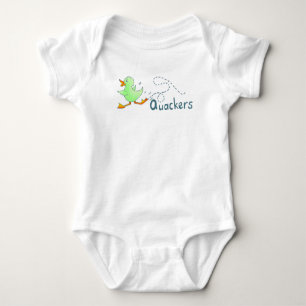 Green baby duck quackers top