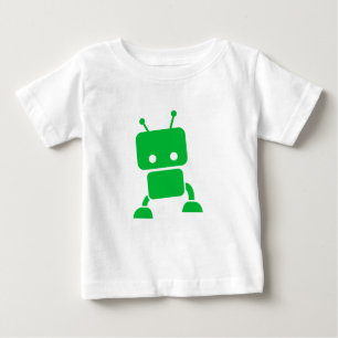 Green Baby Robot Baby Clothes T-Shirt