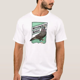Green Badge for Birmingham Roller Fanatics T-Shirt