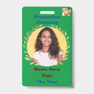 Green Badge ID Badge