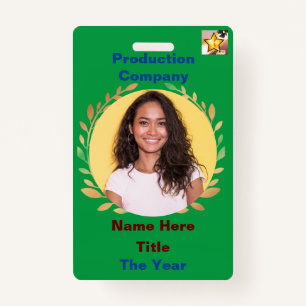 Green Badge ID Badge