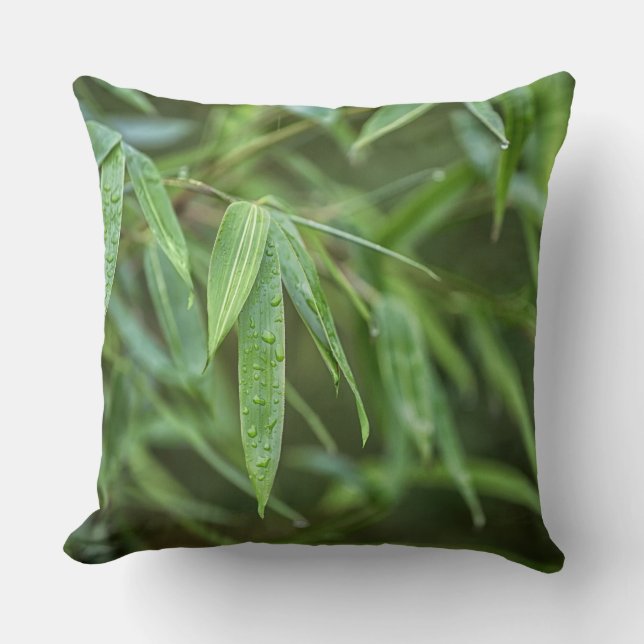 Green Bamboo Cushion (Front)