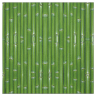 Green Bamboo Custom Fabric